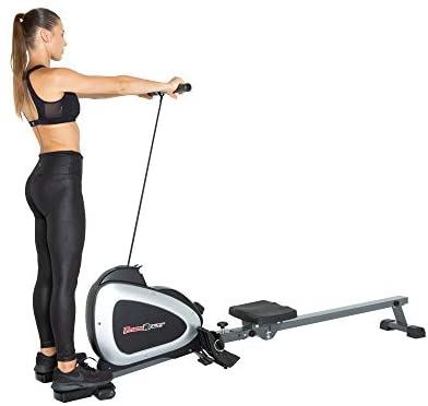 Fitness Reality Magnetic Rowing Machine with Bluetooth Workout Tracking ...