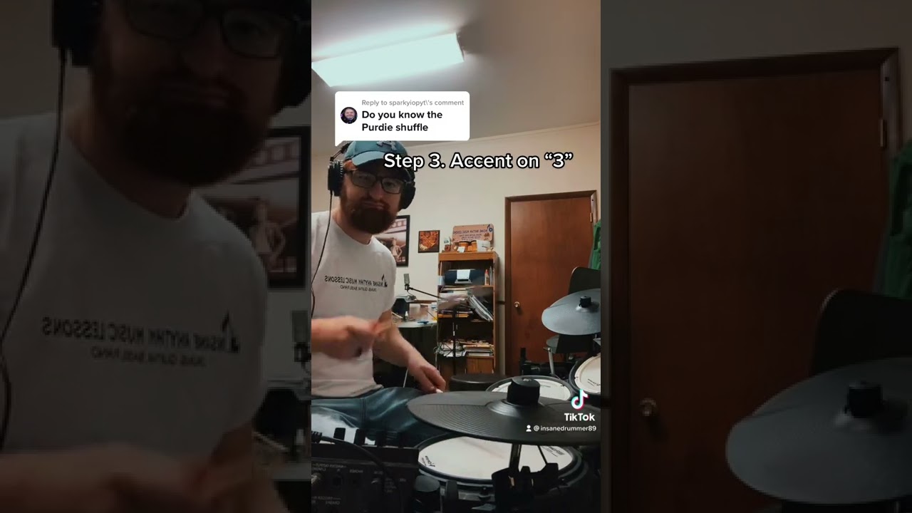 How to Play the “Purdie Shuffle” (Drum Lesson) Shuffle Dance